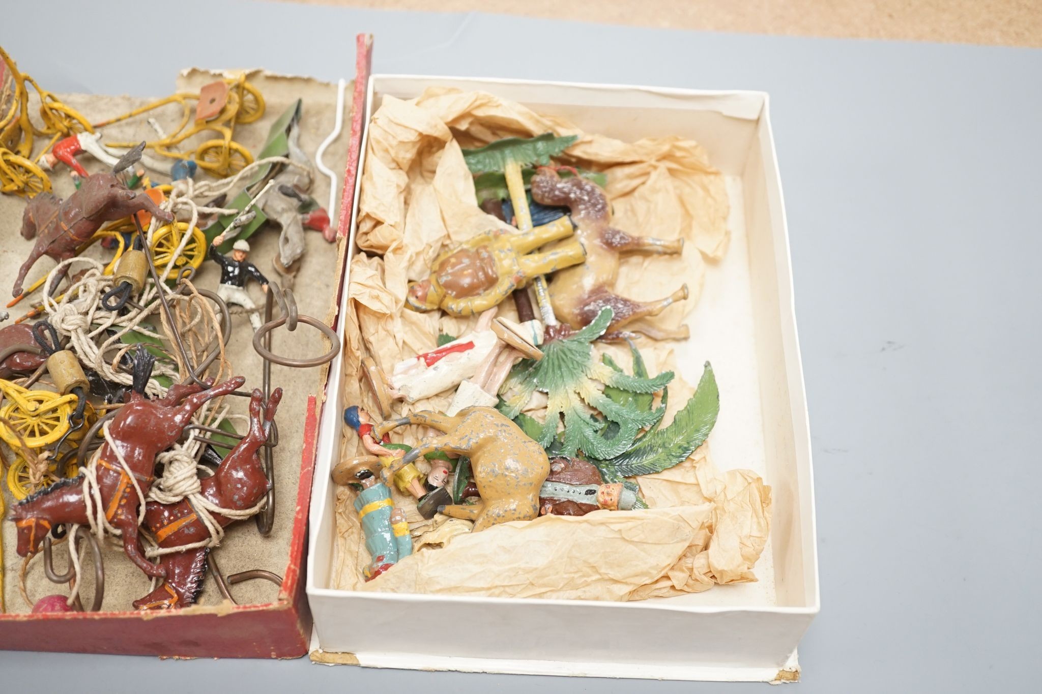A quantity of Britains lead animals, etc.